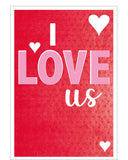 I Love US - Valentine's Day card