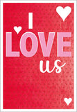 I Love US - Valentine's Day card