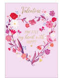 You Fill My Heart With Happy - Valentine's Day card