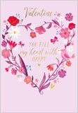 You Fill My Heart With Happy - Valentine's Day card