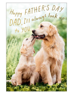 I'll always look up to you - Father's Day card