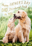 I'll always look up to you - Father's Day card