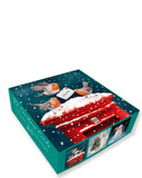 Festive robins - Box of 27 Christmas cards