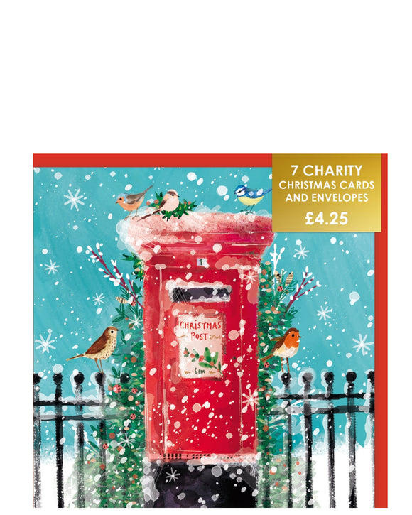 Christmas post - Pack of 7 charity Christmas cards