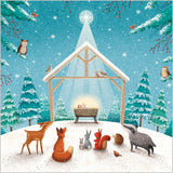 Nativity stable - Pack of 7 charity Christmas cards