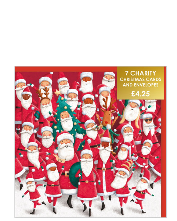 Santa run - Pack of 7 charity Christmas cards