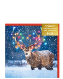 Festive stag - Pack of 7 charity Christmas cards