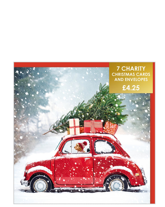 Driving home for Christmas - Pack of 7 charity Christmas cards