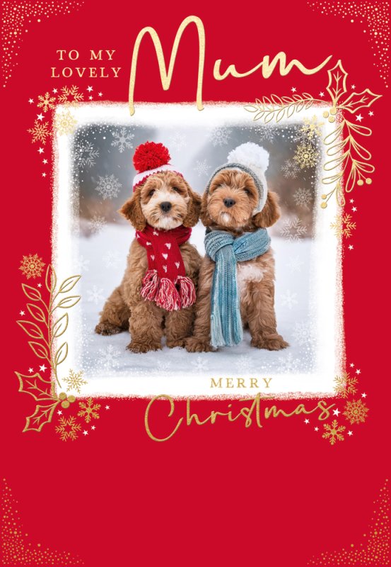 Lovely Mum Christmas card