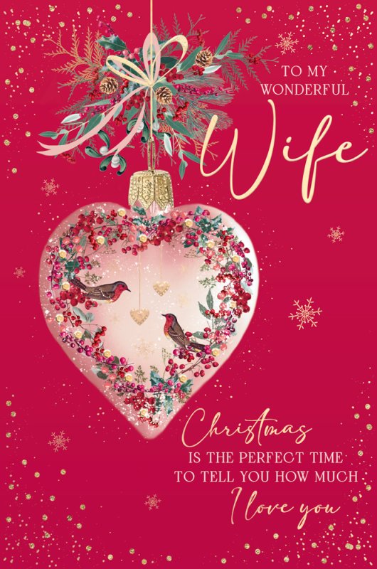 Wonderful Wife Christmas card