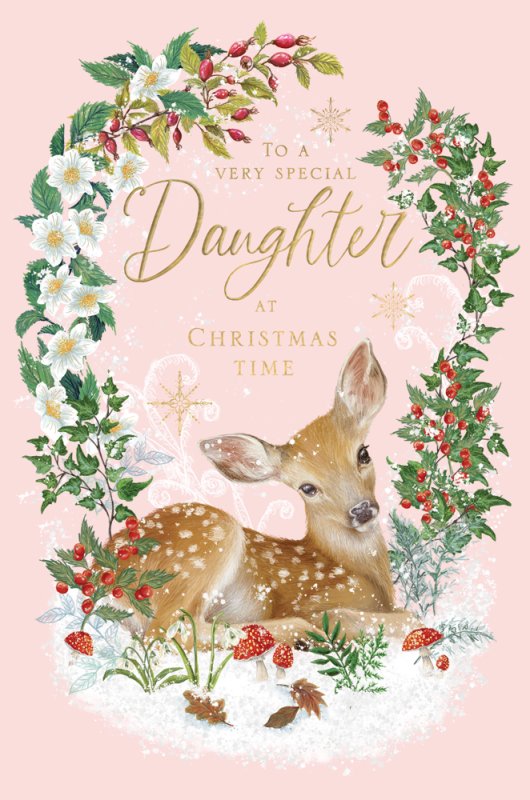 Special Daughter Christmas card