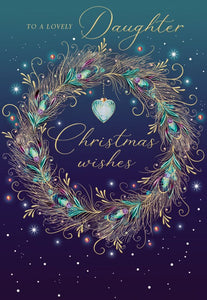 Lovely Daughter Christmas card