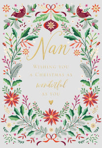 Nan Christmas card