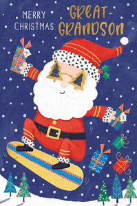 Great-Grandson Christmas card