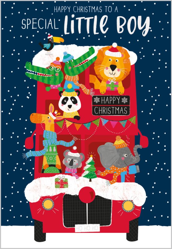 Special Little Boy Christmas card
