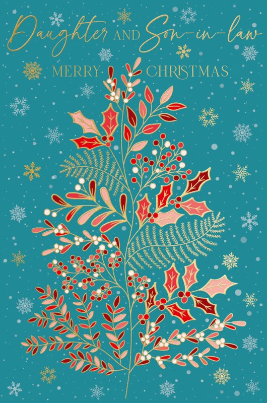 Daughter and Son-in-Law Christmas card