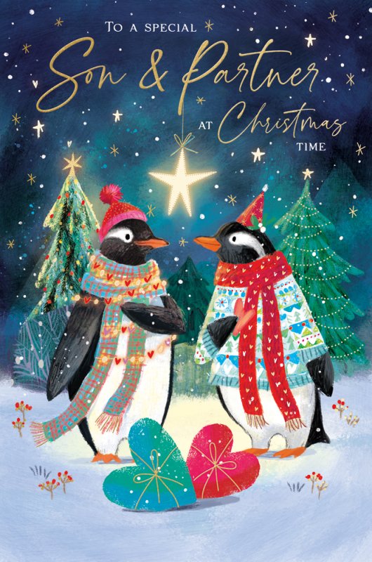 Son and Partner Christmas card