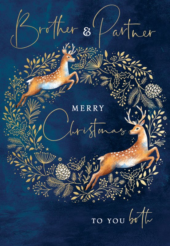 Brother and Partner Christmas card