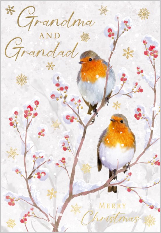 Grandma and Grandad Christmas card