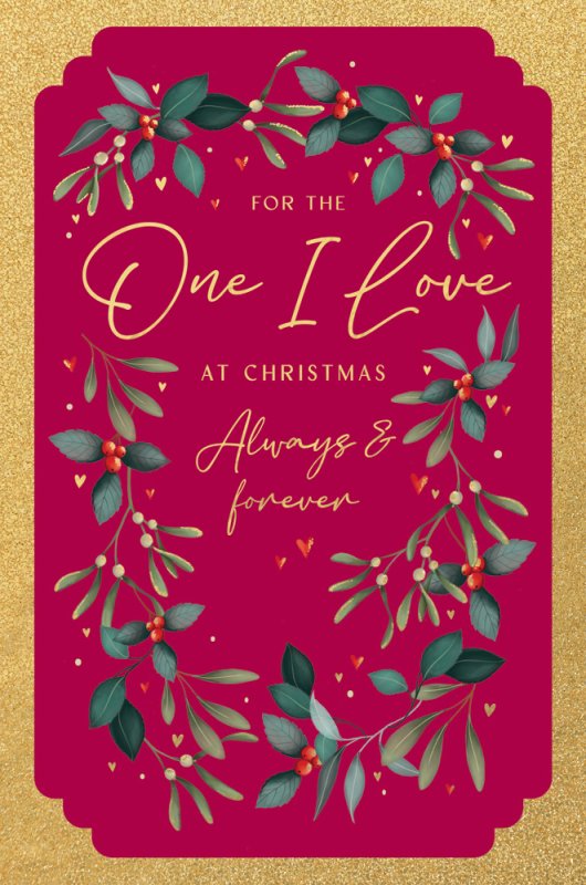 One I Love Christmas card