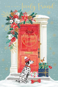 Lovely Friend Christmas card