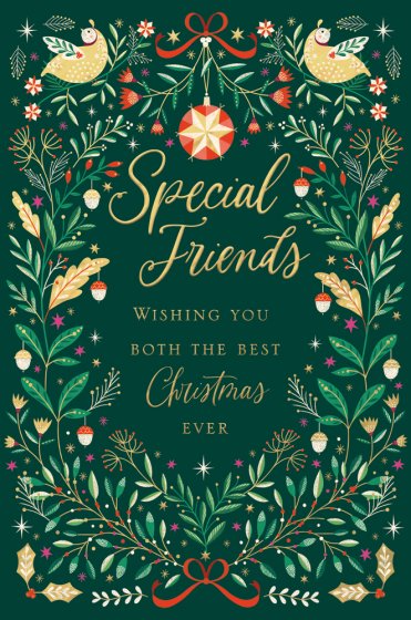 Special Friends Christmas card