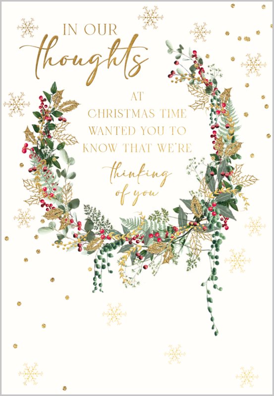 Thinking of You at Christmas card