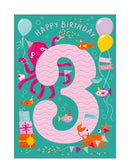 Under the Sea - 3rd Birthday card