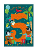 Pirates - 5th Birthday card