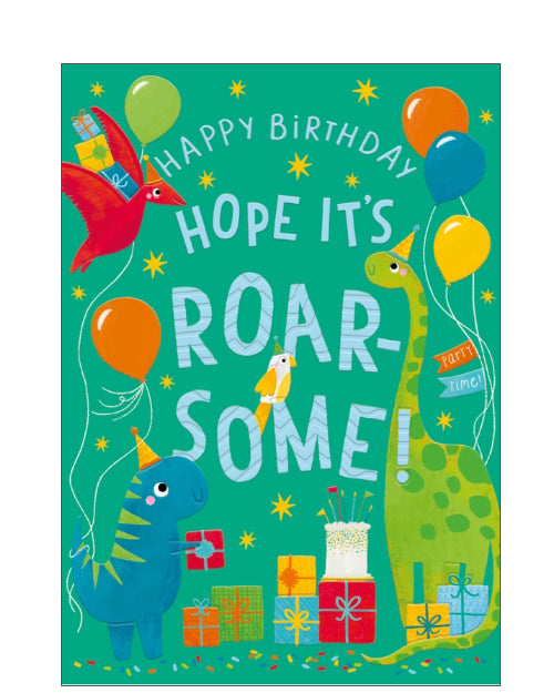 Roarsome Birthday card