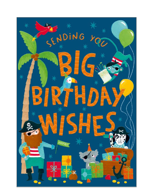 Pirate Party - Birthday card
