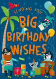 Pirate Party - Birthday card