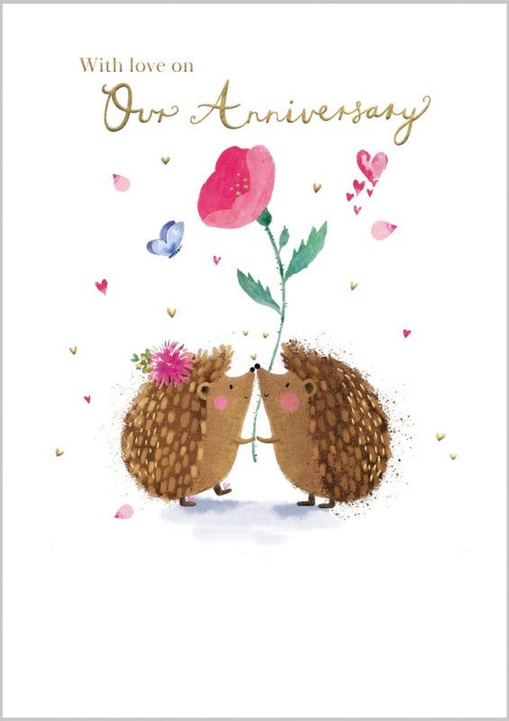 With Love on Our Anniversary card