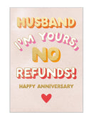 Husband, I'm Yours! - Anniversary card