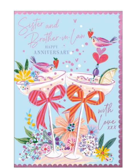 Sister & Brother-in-Law - Anniversary Card