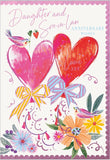 Daughter & Son-in-Law - Anniversary card
