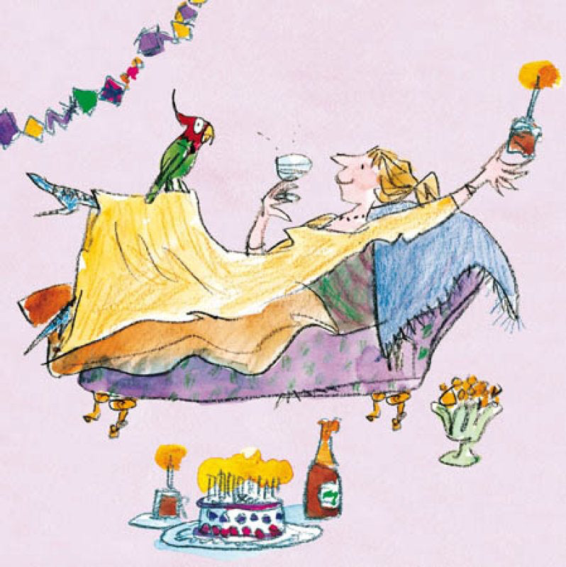 "...And Relax" Quentin Blake birthday card