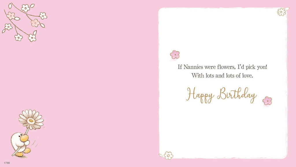 Barley Bear Special Nanny Birthday Card
