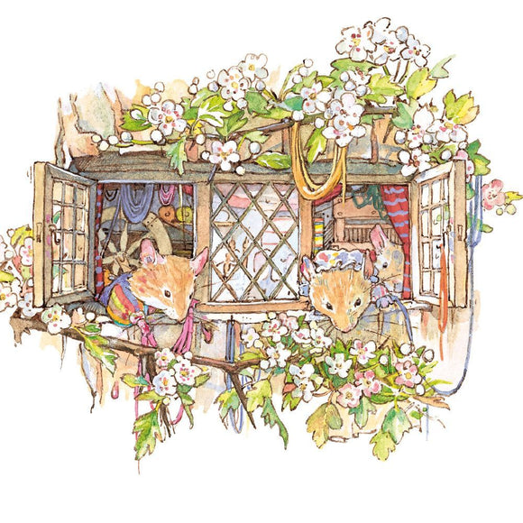 The Weavers Cottage - Bramley Hedge Card