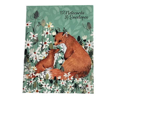 Foxy tales A- 12 Notecards & Envelopes