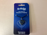 Sodalite  heart pendant - Gemstone jewellery