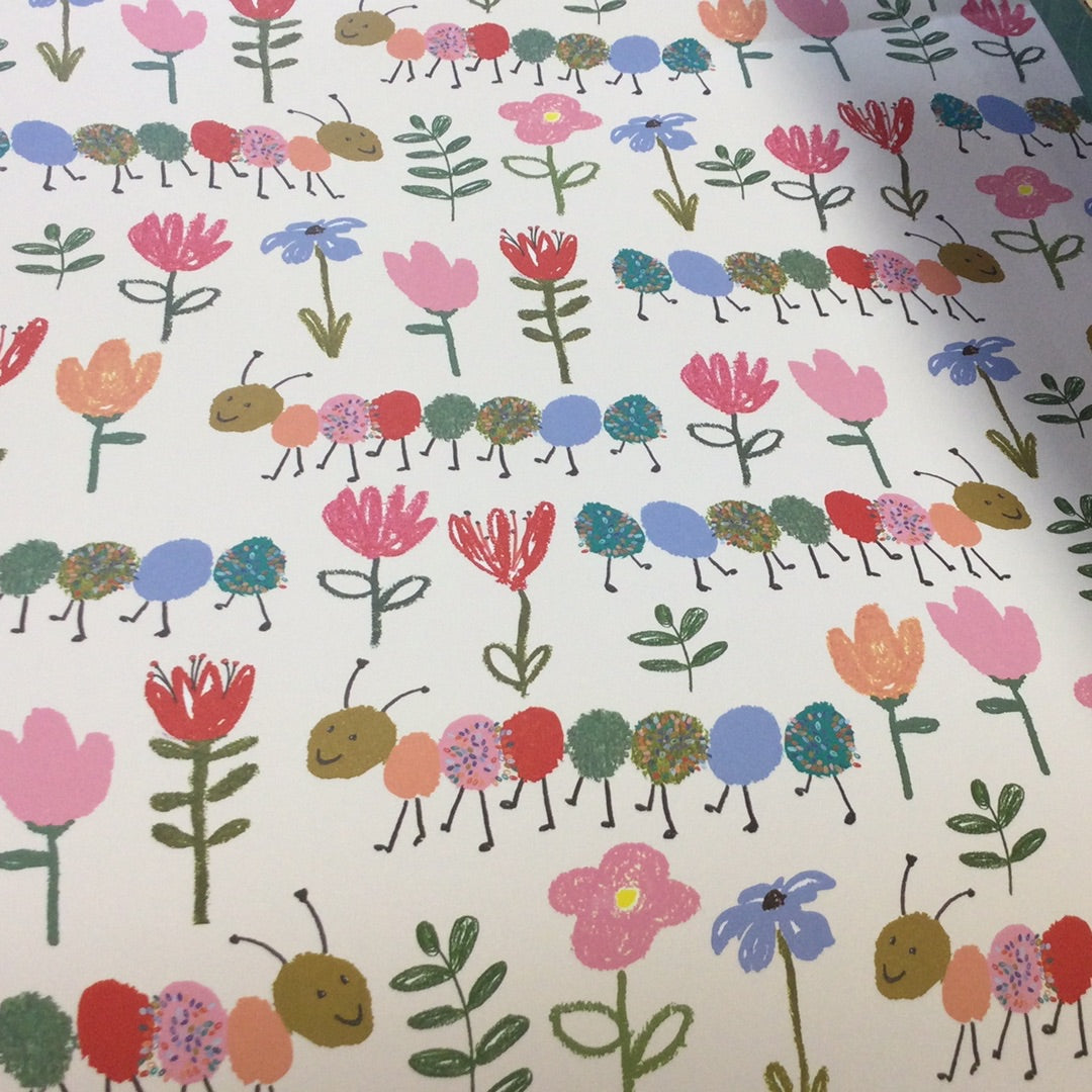 Flat Wrap Caterpillar - Wrapping Paper