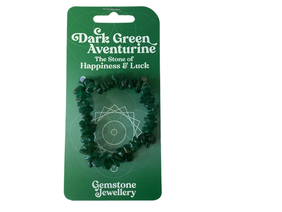 Dark Green aventurine Bracelet - Gemstone jewellery