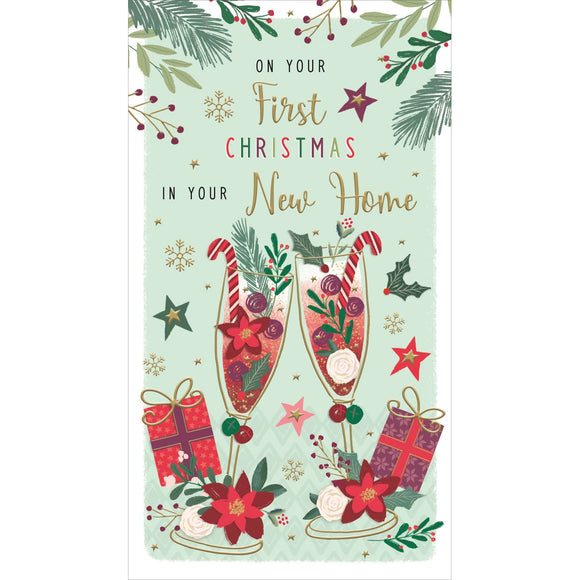 On your first Christmas in your new home - Christmas card