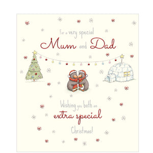 Mum & Dad - Christmas card