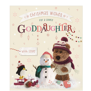 Goddaughter Christmas card