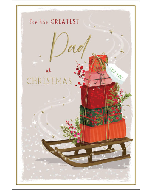Greatest Dad - Christmas card