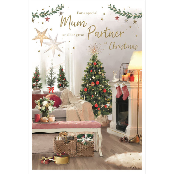 Mum & Partner Christmas card