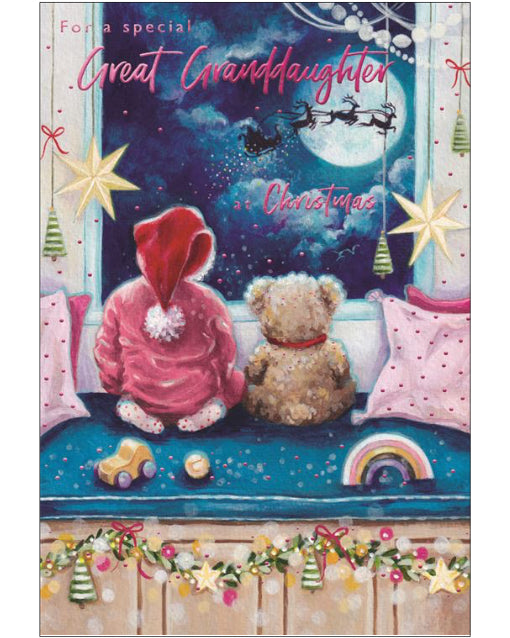 Great-Granddaughter Christmas card