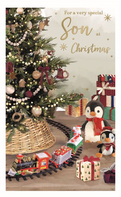 Son Christmas card SIZE